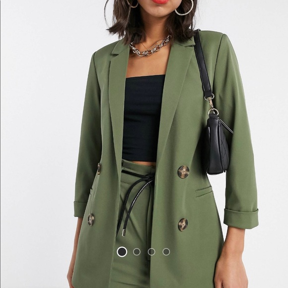stradivarius Jackets & Blazers - Stradivarius Blazer in Khaki S